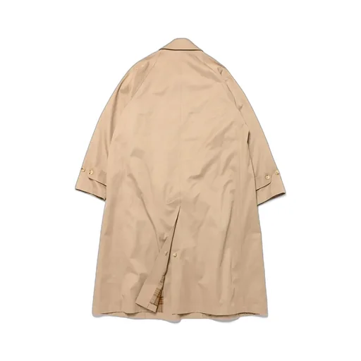 Finx Cotton Gaberdine Balmacaan Coat