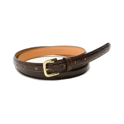 Press Croco Dress Belt