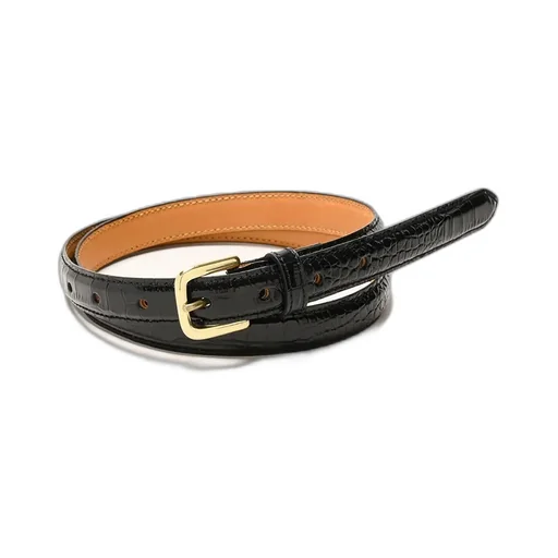 Press Croco Dress Belt