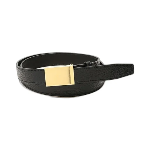 Shrink Leather Box Buckle Belt