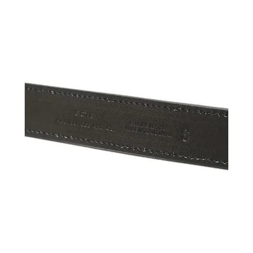 Shrink Leather Box Buckle Belt