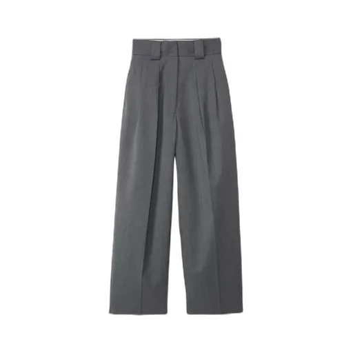 T/W Twill High Waist Two Tuck Pants