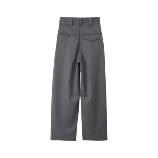 T/W Twill High Waist Two Tuck Pants