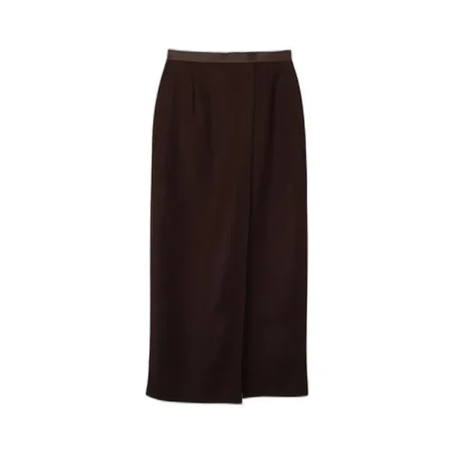 Cavarly Twill Zip Skirt