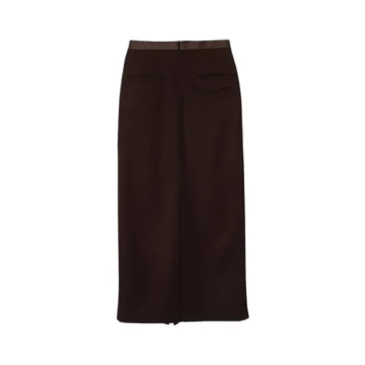 Cavarly Twill Zip Skirt