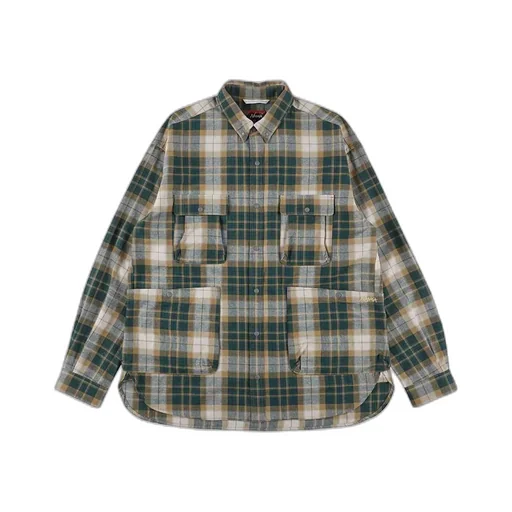Fade Tartan Check Camp Shirt