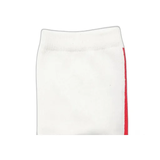 Vertical Line&Logo Socks
