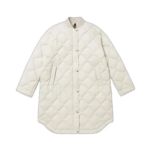 Rib Collar Quilted Down Coat W