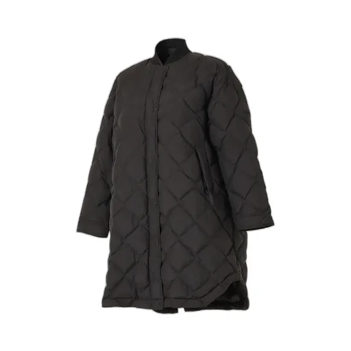 Rib Collar Quilted Down Coat W