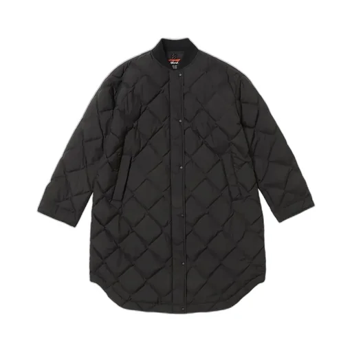 Rib Collar Quilted Down Coat W