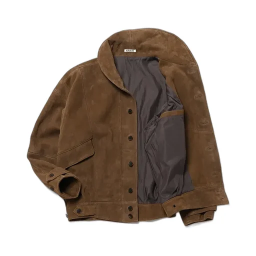 Silky Grain Suede Blouson