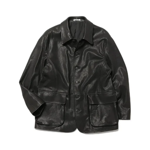 Textured Lamb Leather Blouson