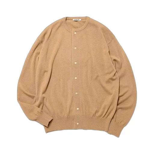 Cashmere Hard Twist Knit Cardigan