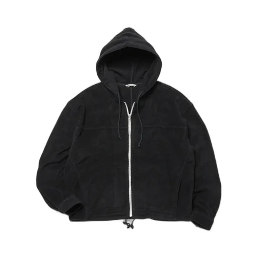 Cotton Nylon Pile Zip Parka