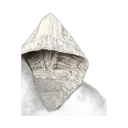 Structured Cotton Linen Panel Knit P/O Parka