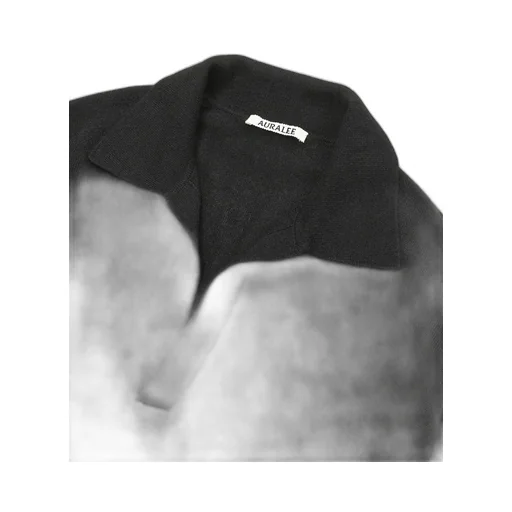 Super Fine Cashmere Silk Knit Skipper Polo