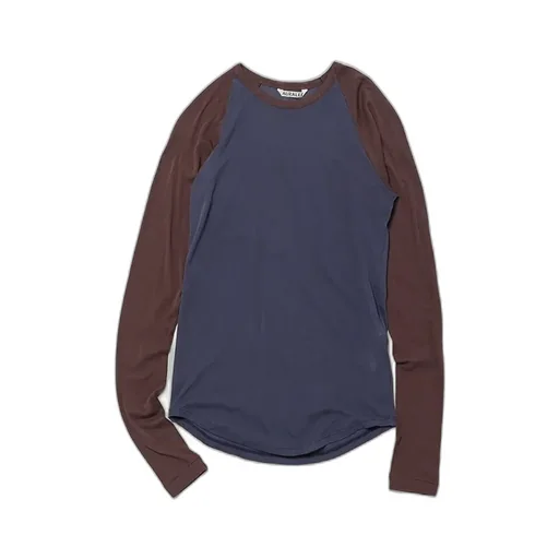 Super High Gauge Sheer Rib Raglan P/O