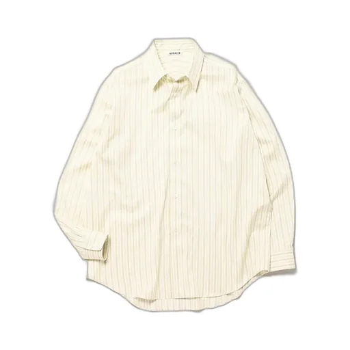 Cotton Silk Stripe Shirt