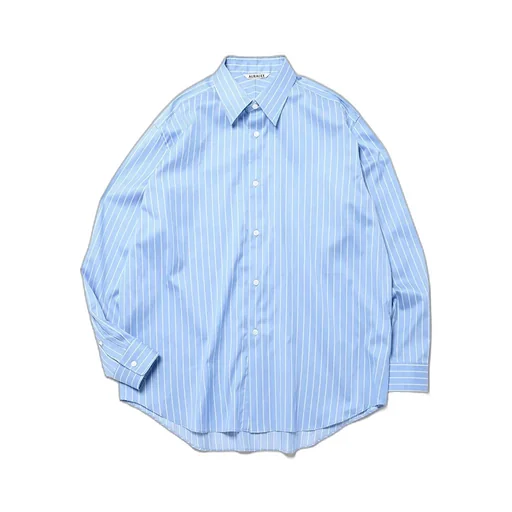 Cotton Silk Stripe Shirt