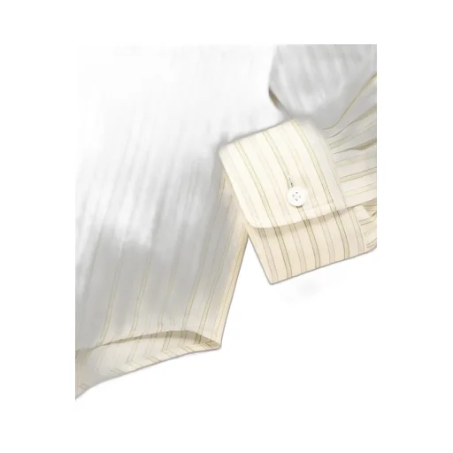 Cotton Silk Stripe Shirt