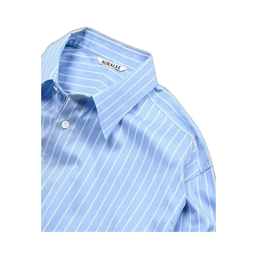 Cotton Silk Stripe Shirt
