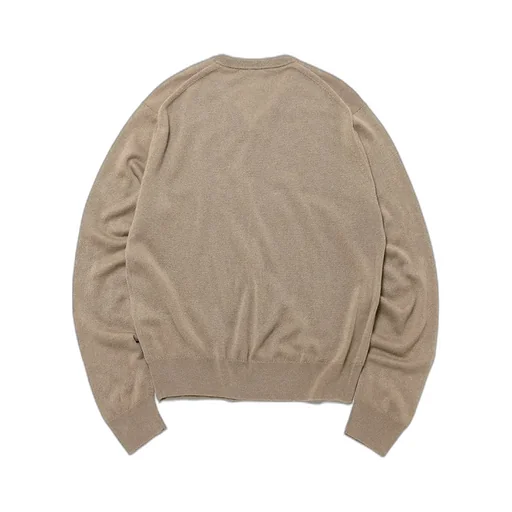 Super Fine Cashmere Silk Knit V-Neck P/O