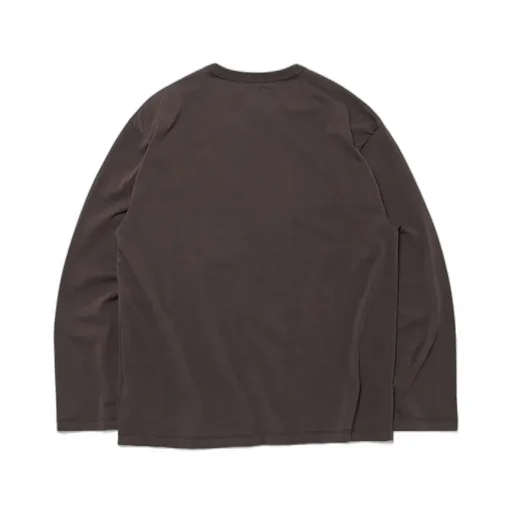 Men Utility Cotton Crew Neck Long Sleeve T-Shirt