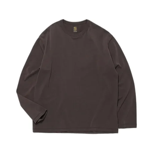 Men Utility Cotton Crew Neck Long Sleeve T-Shirt
