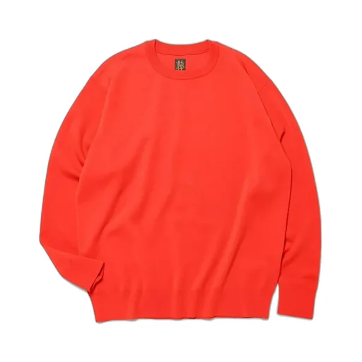 Men 32G Smooth Wool Classic Crew Neck