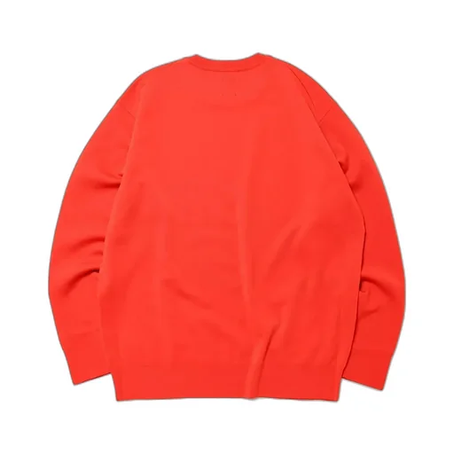Men 32G Smooth Wool Classic Crew Neck