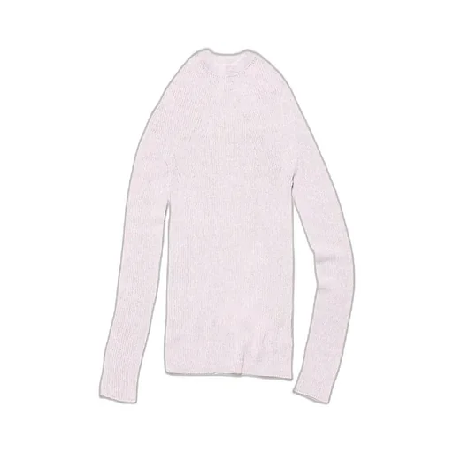 Women See-Through Ribnature L/S
