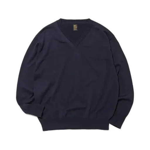 Men Caribbean Seaisland Cotton V Neck