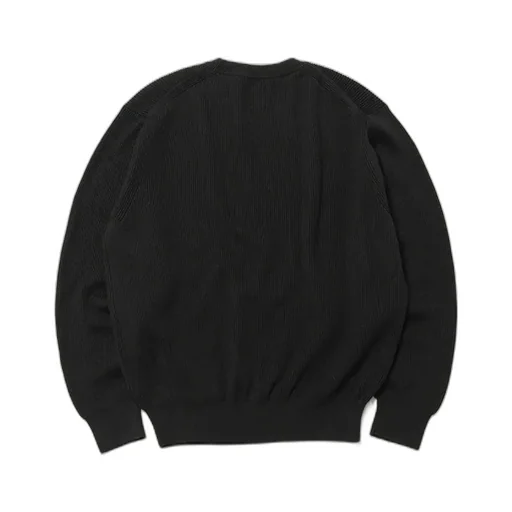 Men High Twist Cash Cotton Rib Crew Neck