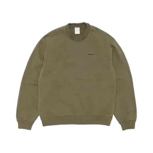 Pigment/Garment Dye Sweat Crew 14Oz