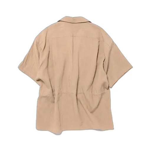 Linen Paper Broad Safari S/S Shirt