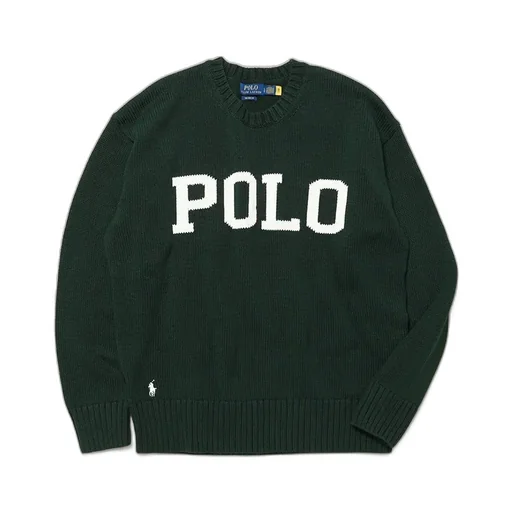 Big Fit Logo Cotton Jumper