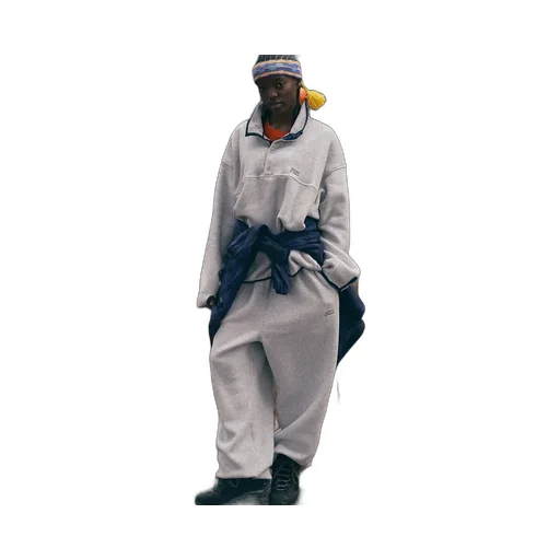 Og Logo Wide Fit Fleece Pants