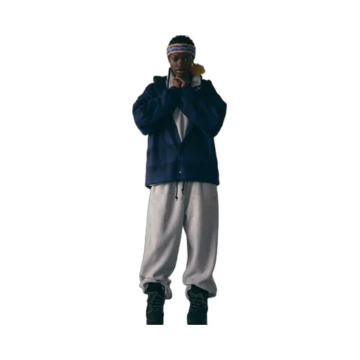 Og Logo Wide Fit Fleece Pants