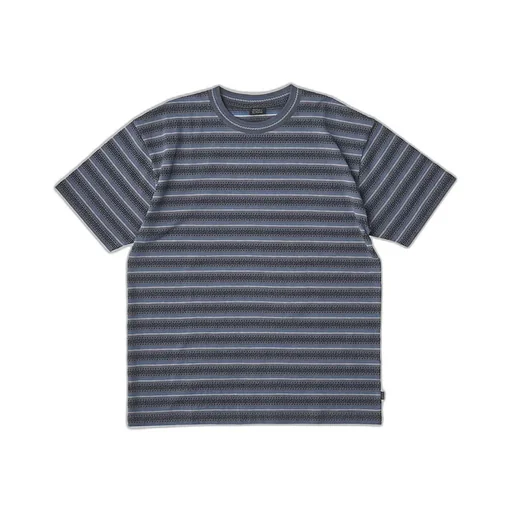 Jaquard Striped S/S Tee