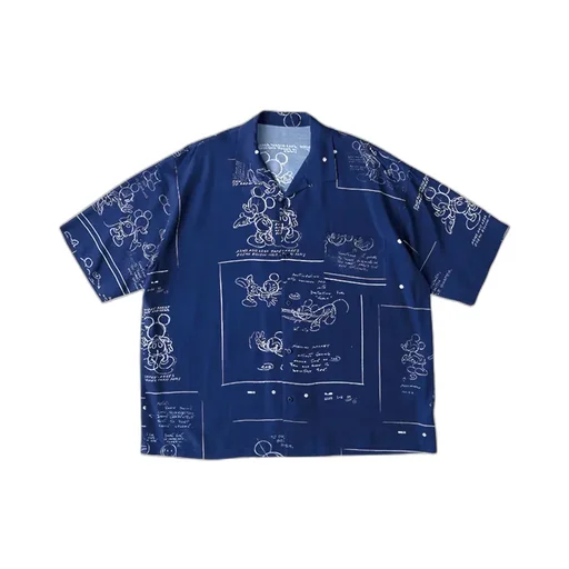 Disney Ms / Pc Aloha Collection Aloha Shirt / Disney Mickey Mouse