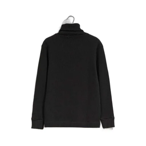 Turtle Neck - Waffle Black