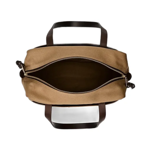 Rugged Twill Tote Bag With Zipper
