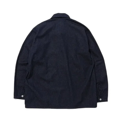 Army Pullover Shirt Cotton Linen Denim