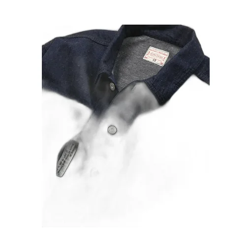 Army Pullover Shirt Cotton Linen Denim