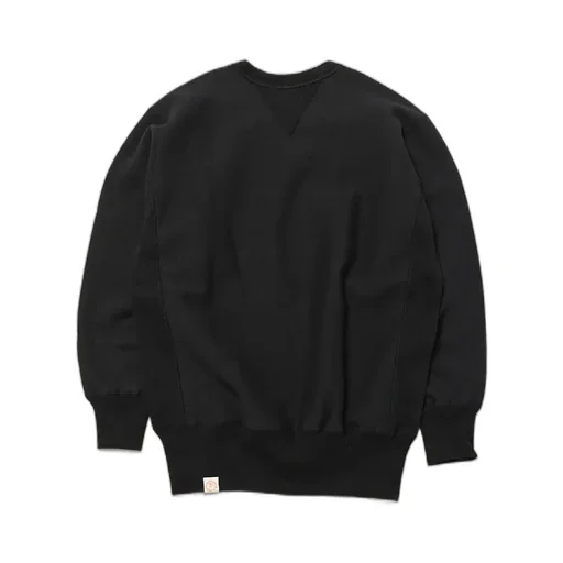 Loop Wheeled V Sweater Reverse Weave