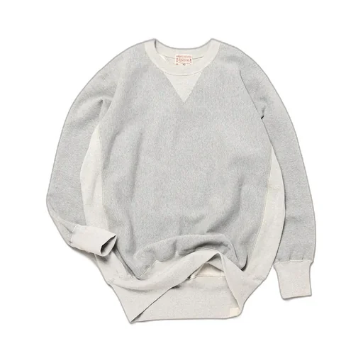 Loop Wheeled V Sweater Reverse Weave