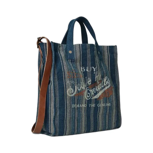 Handwoven Indigo Carpenter Tote