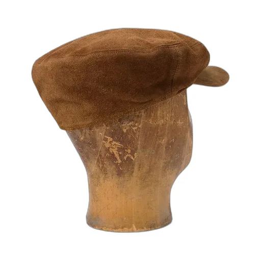 Roughout Suede Driver's Cap