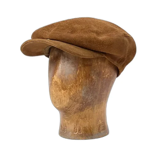 Roughout Suede Driver's Cap