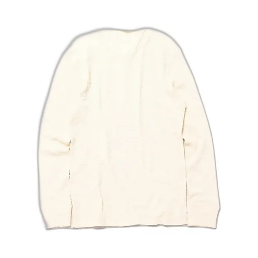 Waffle-Knit Henley Shirt